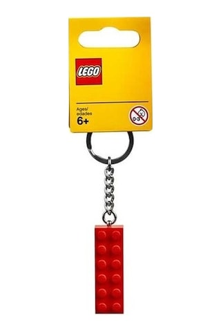 LEGO Classic 853960 2X6 Kırmızı Anahtarlık
