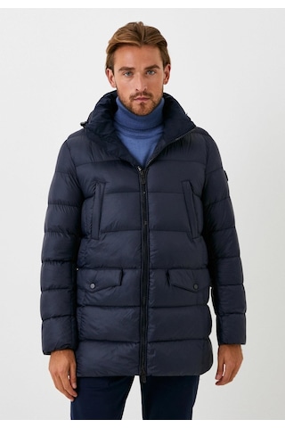 Erkek Şişme Mont Lacivert Kapüşonlu Termo Dolumlu Ve Iç Astarlı 6 Cep Dik Yaka Mont Ncs Jeans 4994-Lacivert