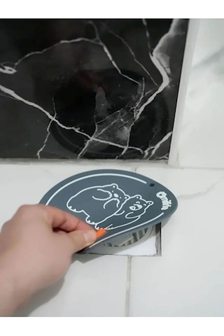Banyo,mutfak,lavabo Gider Kapatıcı Kapak Koku Önleyici Mat Siyah