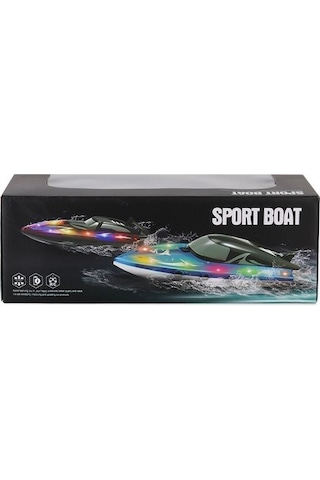 Oyuncak Uzaktan Kumandalı Şarjlı Sürat Teknesi Spor Bot A3504-1