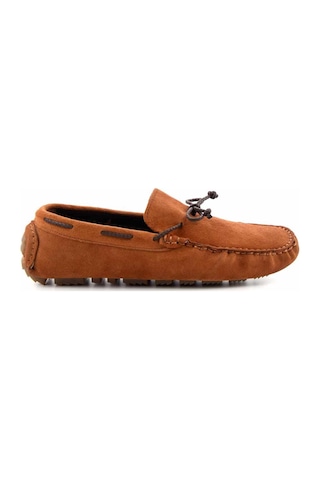 Bambi Taba Leather Erkek Loafer Ayakkabı E01549913402 Taba
