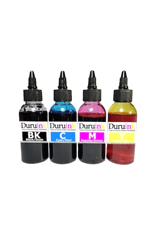 Duruınk Canon Ts3750i Pg-575 Cl-576 Kartuş Dolum Seti 4x100ml 4 Renkli Mürekkep