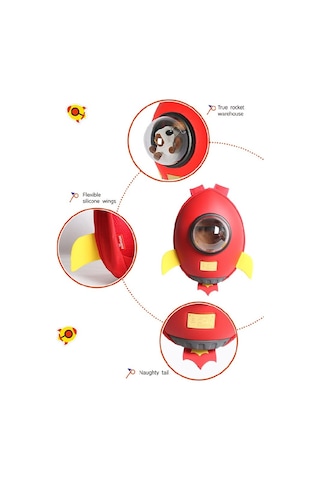 Supercute Roket Sırt Çantası Kırmızı