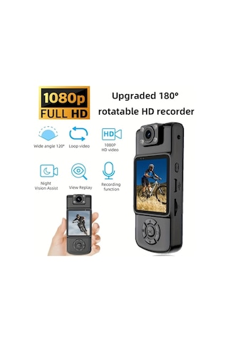 Dashanshop Mini Hd Dv Kamera 32g Hafıza Kartlı Mini Video Kayıt Cihazı Portatif Spor Toplantı Evcil Hayvan Kaydı