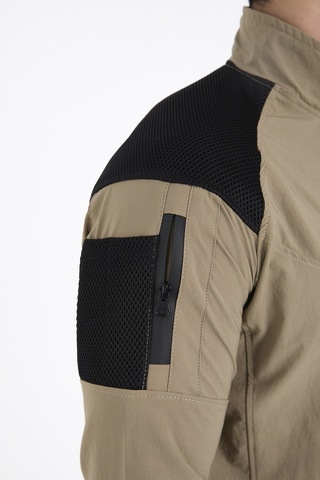 Camp Scoutland Camp137 Outdoor Tactical Su iticili Erkek Bej Taktik Sweatshirt Bej