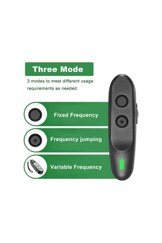 Geeroyoo Köpek Eğitim Cihazı - Ultrasonik Köpek Kovucu Ve Havlama Durdurucu, Taşınabilir Siyah Abs Tasarım