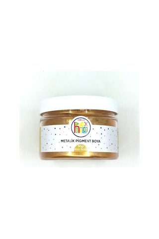 Epoksi Reçine Metalik Sedefli Pigment Toz Boya Altın Sarısı Renk 50 G