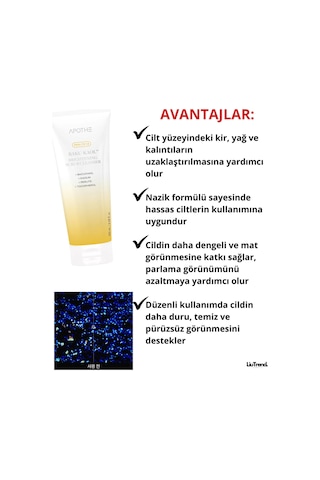 Apothe Baku-kaol Brightening Scrub Cleanser 100 Ml Gözenek Arındırıcı Ve Siyah Nokta Karşıtı Köpüğü Apt015