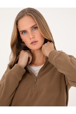 Pierre Cardin Kadın Camel Sweatshirt 50316333-vr015 Camel