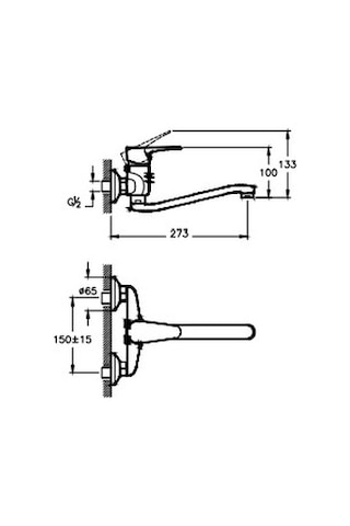 Punto Caso Duvardan Aplike Eviye Bataryası A41018