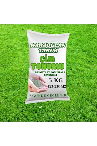 7'li Karışım Basmaya Ve Soğuklara Dayanıklı Çim Tohumu 5 Kg