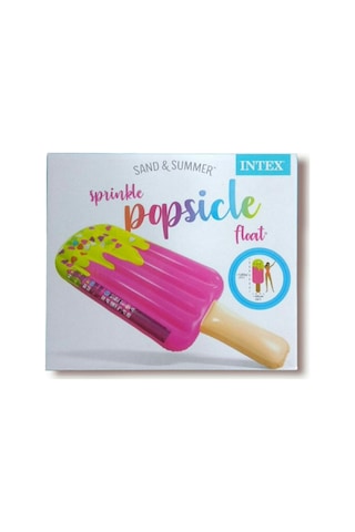 58766 Sprinkle Popsicle Gökkuşağı Buz Şeker Yatak Deniz Yatağı 183 X 66 Cm Pembe