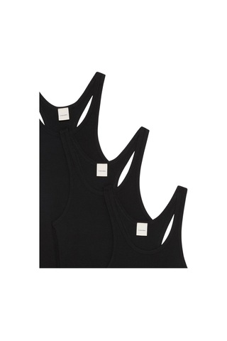Calvin Klein Scoop Neck Cotton Tank 3pk Atlet-6139 Siyah