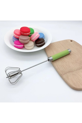 Kosona 12 İnç 430 Paslanmaz Çelik, Yüksek Sıcaklık Dayanıklı, Yıkama Kolay Yarı Otomatik Yumurta Çırpıcı - Mutfak Aleti Diğer