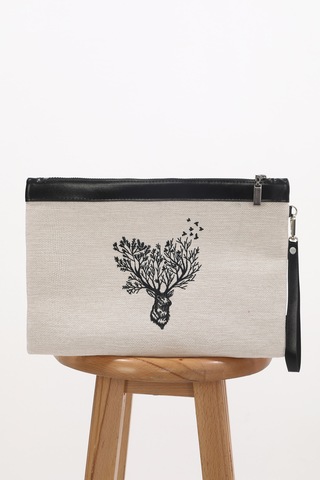 Ju Yaratıcı Tasarım Nakışlı İşlemeli Portföy Ve Clutch Çanta