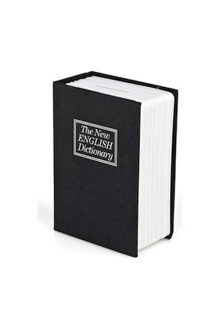 Kumbara Kitap Görünümlü Gizli Kasa Kumbara Lacivert