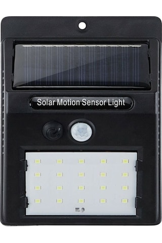 Noas 20w Neptün Solar Aplik Beyaz Işık Yl84-2001-s Siyah