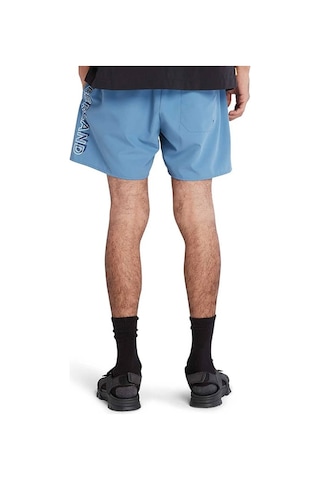 Timberland Logo Erkek Mavi Mayoşort & Mayo TB0A26M6DJ51 Mavi