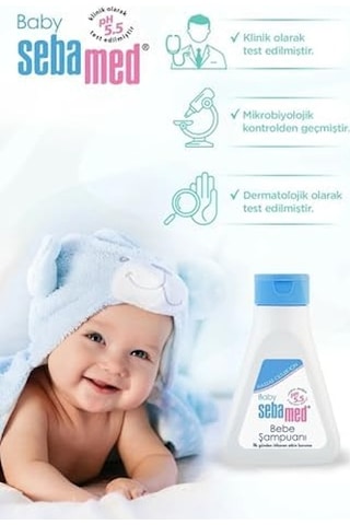 Baby Ph 5.5 Göz Yakmayan Formül Nemlendirici Etkili Papatya Özütlü Bebek Şampuanı 250 Ml Açik Gri