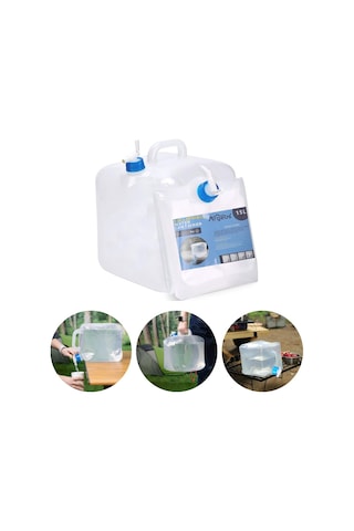 Katlanabilir Musluklu Su Bidonu - 15 Litre - Su Sebili - Argeus