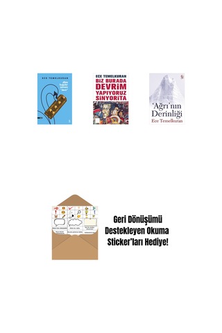 Dilsiz Kuğular Zamanı Devir + Biz Burada Devrim Yapıyoruz Sinyorita Cep Boy + 'ağrı'nın Derinliği + Okuma Sticker'ları