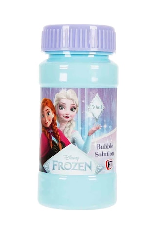 Frozen Karlar Ülkesi Pilli Baloncuk Ve Köpük Tabancası Seti 500 Ml Yedek Solüsyonlu Çok Renkli