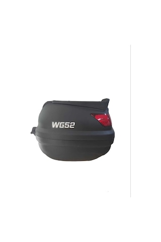 Wogen Wogen 52 Lt Siyah Basic Motosiklet Arka Çanta Topcase