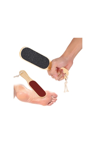 Çift Taraflı Zımparalanmış Ayak Dosyası Yumuşak Ayak Ev Ve Dış Mekan Kullanımı İçin Sert Cilt Pedikür Ayak Tamponunu Çıkarın