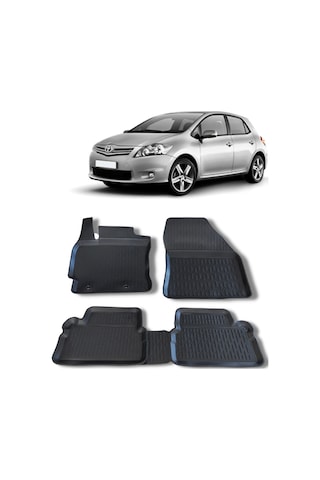 Toyota Uyumlu Auris Paspas 2007 - 2012 Arası 3D Havuzlu Wöller Paspas