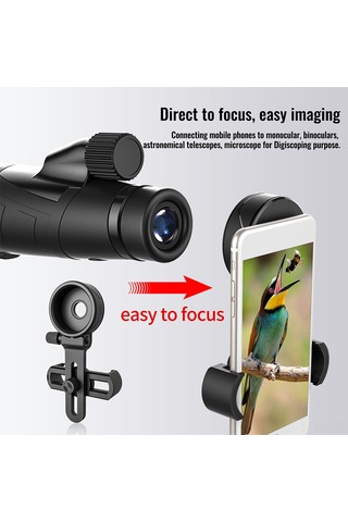 Tenfowee Evrensel Teleskop Telefon Adaptörü: Teleskop, Dürbün Ve Mikroskoplar İçin Akıllı Telefon Tutucu Siyah