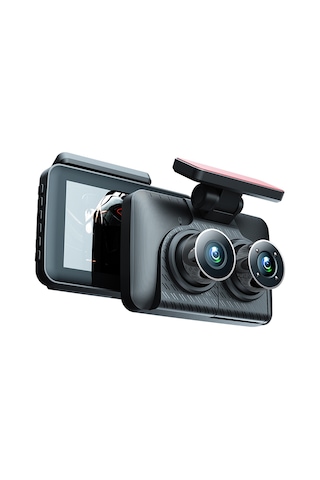 Dash Cam Ön Ve Arka İç 3 Kamera 1080+720+480p 4in Araba Dikiz Aynası Araba Video Kayıt Kamerası Gece Görüş Araba Kamera Kaydedici Otomatik G