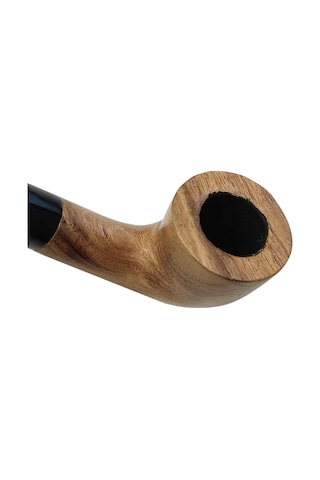Falconetti 9 Mm. Kahverengi Sandalwood Eğimli Sap Ahşap Pipo Rd38