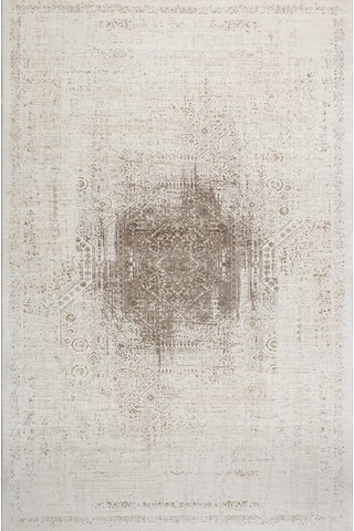 Sanat Halı Mira 3573 Klasik Eskitme Desenli Makine Halısı