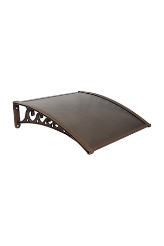 Pratik Sundurma Kapı Pencere Üstü 100x150 Cm Kahve 6 Mm Bronz Levha