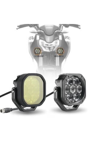 Elite Tpx2 Dimmer Ayarlı Cnc 140 Watt Motorsiklet Led Sis Farı Ta