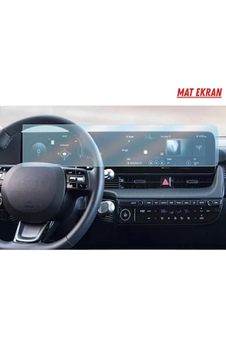 Hyundai Ioniq 5 2026 Multimedya Ve Yolcu Ekran Uyumlu Mat Ekran Koruyucu
