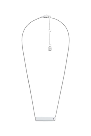 Fossil Jf04927-040 Kadın Kolye Metalik Gri
