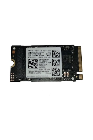Samsung PM9C1A 512GB 3300/1250MB GEN4X4 22X42 M.2 Nvme SSD