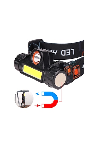 Şarjlı Dayanıklı Balıkçı Kafa Lambası Wt-056 Renkli