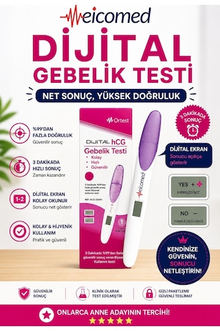 Qrtest Dijital Gebelik Testi 1