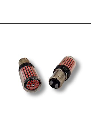 Led Park Stop Ampulü Kırmızı Park Fren Ampulü Kırmızı Çift Duylu