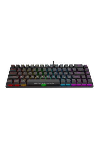 BSG Culture E-Sports Spectre Mekanik Oyuncu Klavyesi - 68 Tuşlu Red Switch RGB Hotswap Türkçe Q TKL