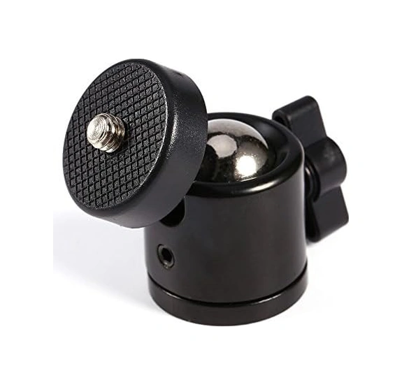 Dslr/slr Lcd Monitör, Flaş Için Mini Kafa, 360 Derece Döndürülebilir