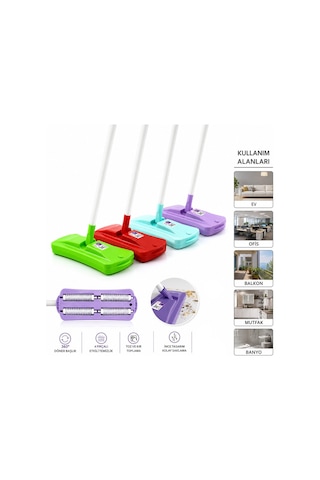 Pamir Pmr-301 Gırgır Süpürge 4x4 - Plastik Saplı Renkli- 28'li Paket Diğer
