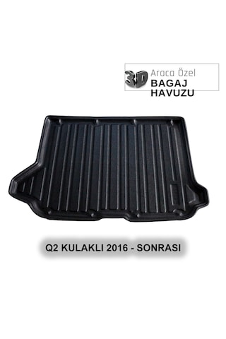 Audı Q2 Kulaklı 2016 + Araca Özel 3d Bagaj Havuzu