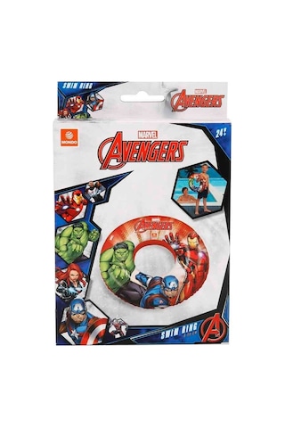 Avengers Deniz Simidi 50cm Şişme Havuz Can Simidi Yüzme Aksesuarı Orijinal Lisanslı Simit 50cm 2+ Yaş