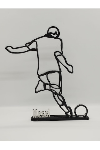 Futbolcu Masa Dekor Hediye Fikri Sanat Heykeli