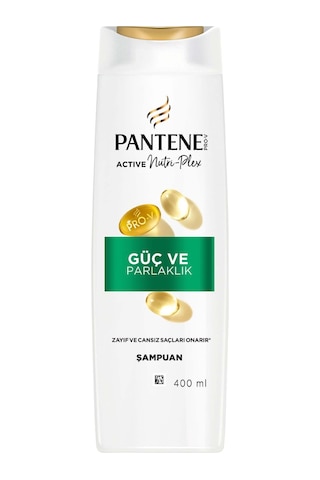 Pantene Güç Ve Parlaklık Şampuanı 400 Ml Beyaz