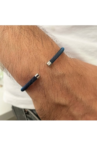 Mavi Çelik Bileklik