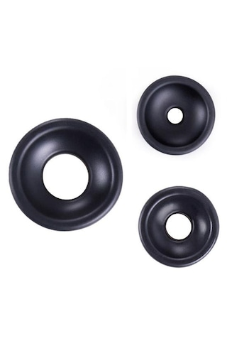 Hızlı Express 3 Adet Vakum Siyah Penis Pompası Yedek Silikon Başlık